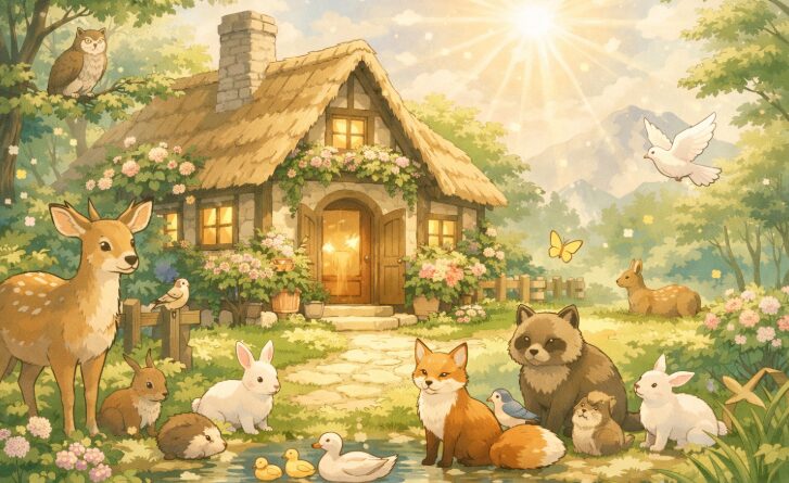 動物が寄ってくる家のスピリチュアルな意味