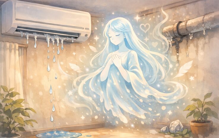 エアコンの水漏れのスピリチュアルな意味