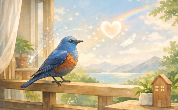 イソヒヨドリが家に来るスピリチュアルな意味