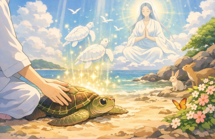 亀を助けるときのスピリチュアルな意味