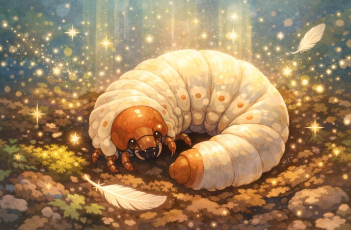 クワガタの幼虫のスピリチュアルな意味