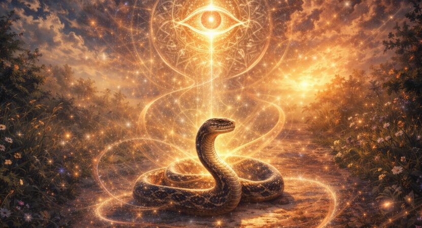 道端で蛇を見た時のスピリチュアルな意味