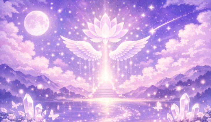 紫色の空のスピリチュアルな意味