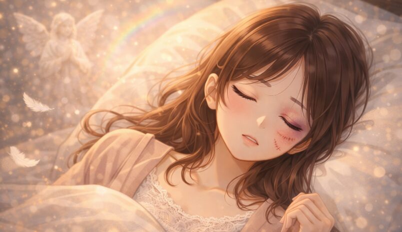 寝ている間に顔に傷があるときのスピリチュアルな意味