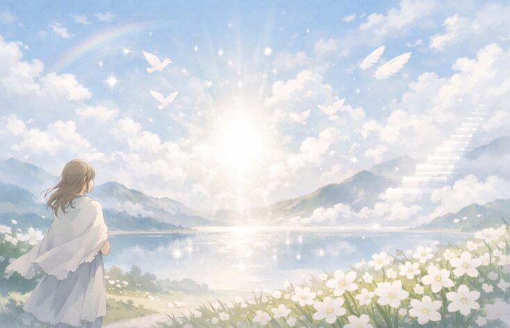 白いものがみえたときのスピリチュアルな意味