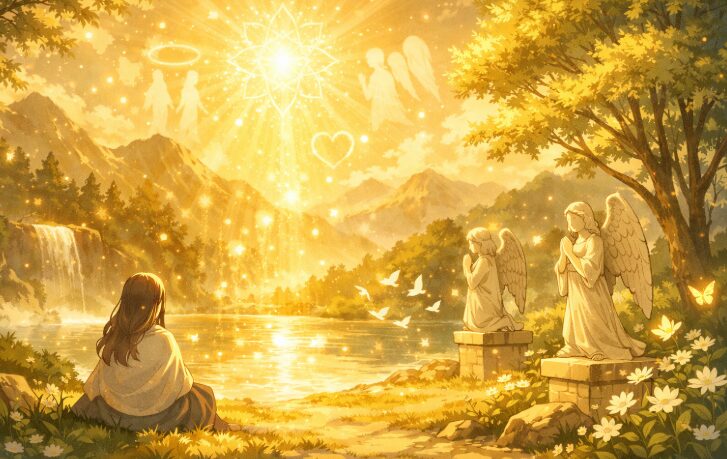 写真に金色の光があるスピリチュアルな意味