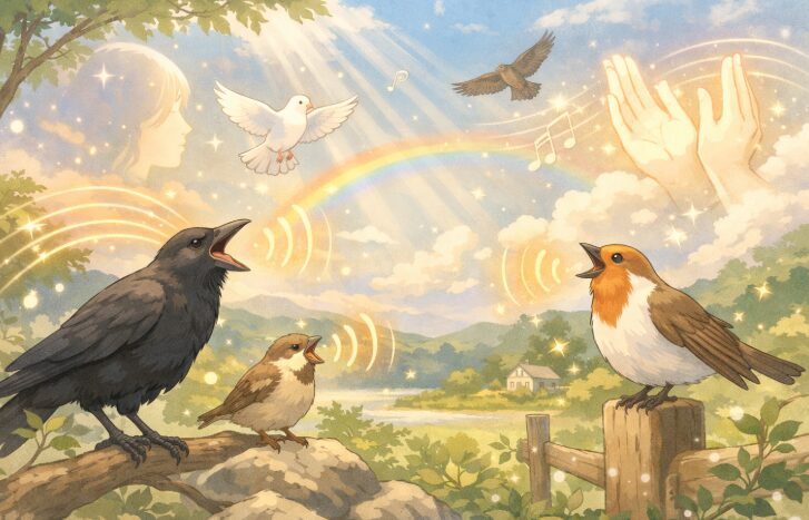 鳥が激しく鳴くときのスピリチュアルな意味