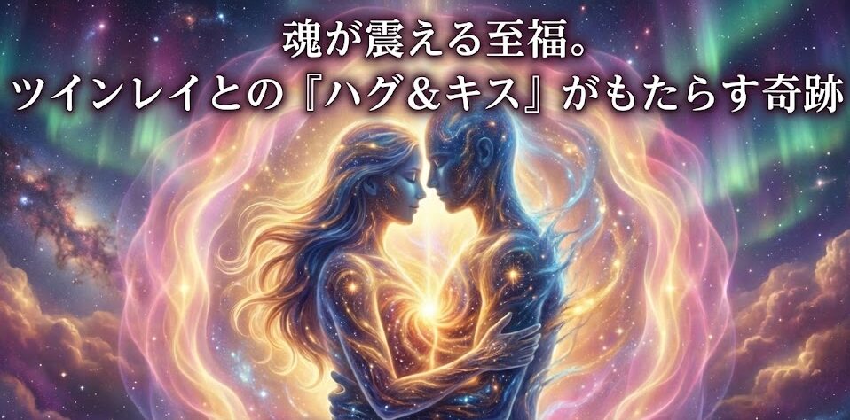 ツインレイのハグとキス