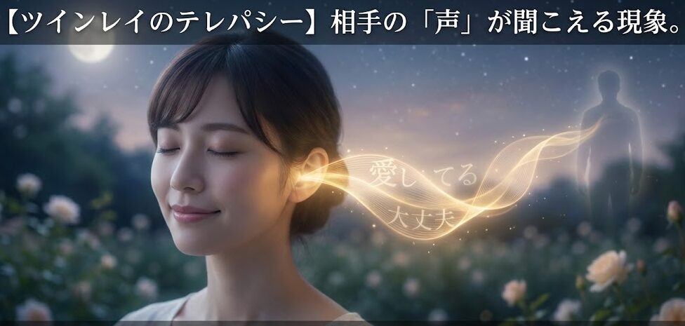 ツインレイのテレパシーの声が聞こえる