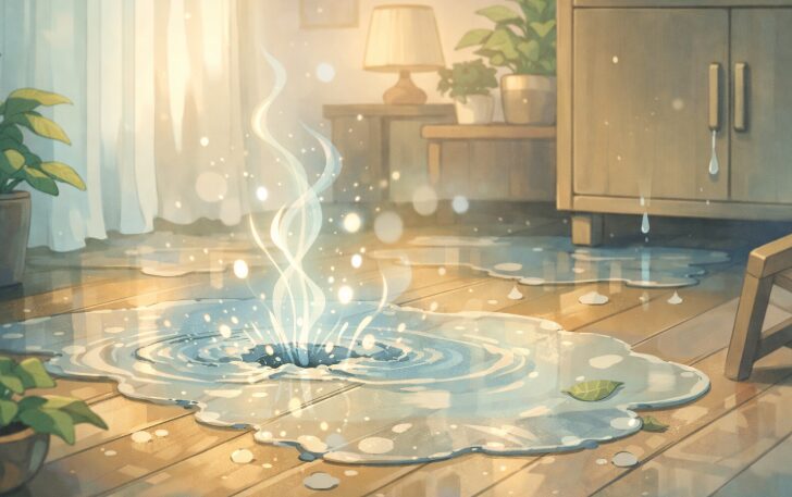 床から水漏れのスピリチュアルな意味