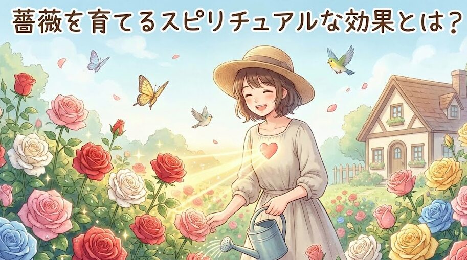 薔薇を育てるスピリチュアルな意味