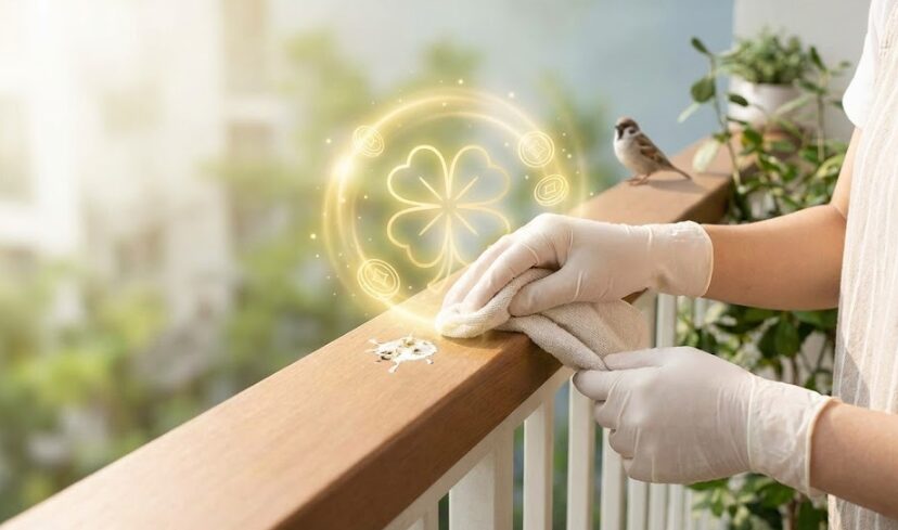 ベランダに鳥のフンがあるスピリチュアルな意味