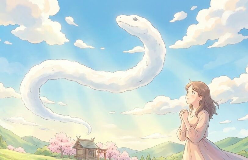 蛇雲を見た時のスピリチュアルな意味