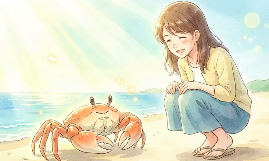 カニと遭遇したときのスピリチュアルな意味