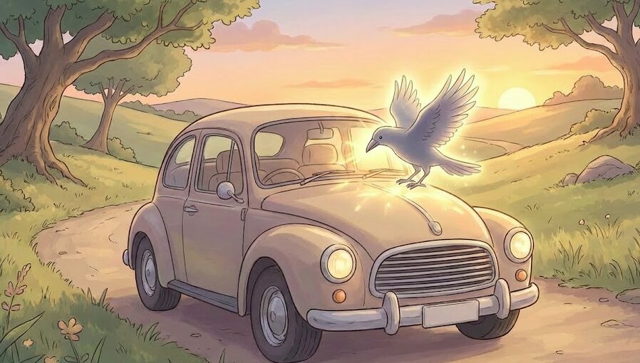 カラスが車にぶつかるときのスピリチュアルな意味