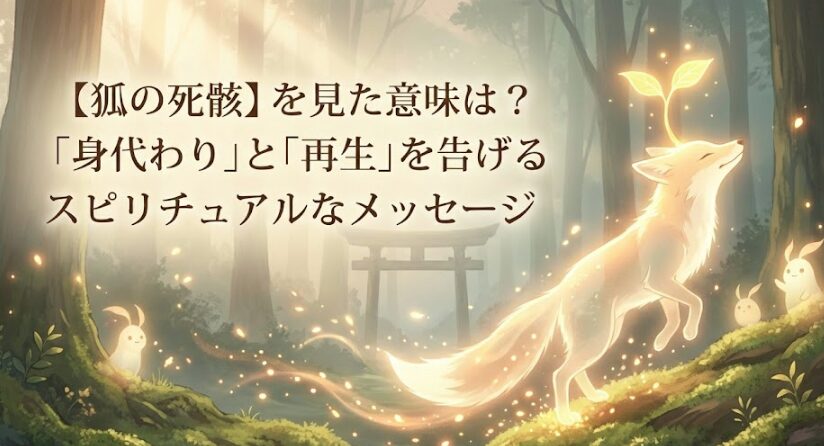 狐の死骸のスピリチュアルな意味