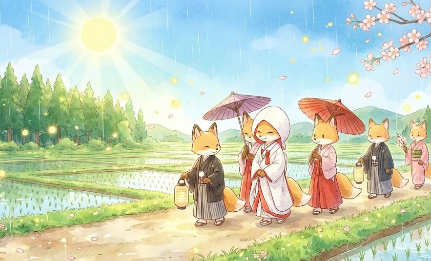 狐の嫁入りのスピリチュアルな意味