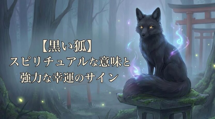 黒い狐のスピリチュアルな意味