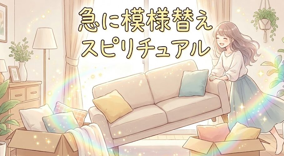 急に模様替えのスピリチュアルな意味