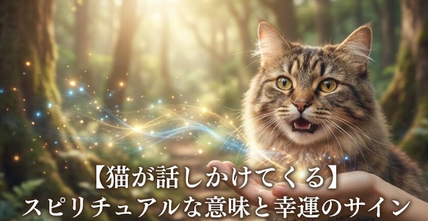 猫が話しかけてくるスピリチュアルな意味