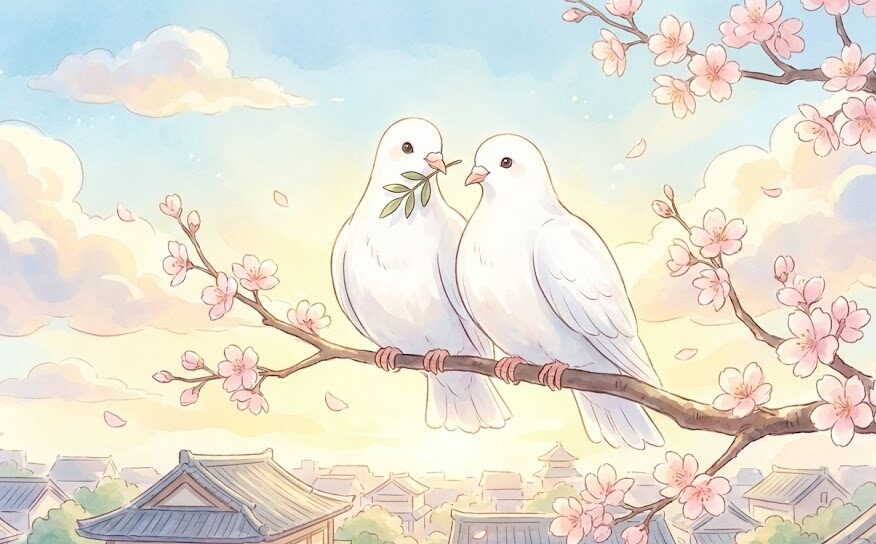白い鳩のスピリチュアルな意味