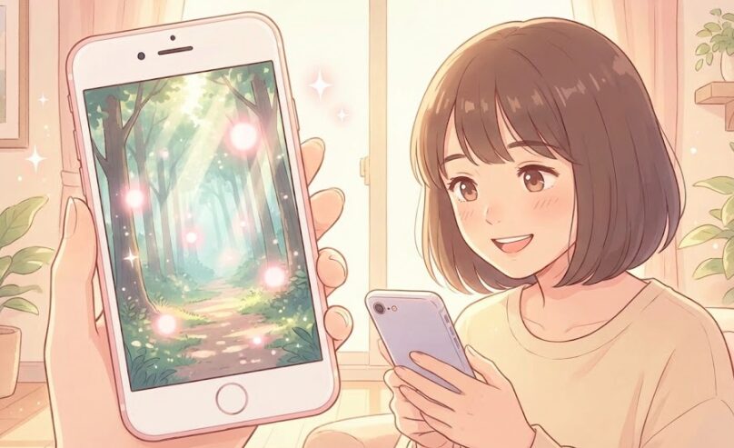 写真にピンクの光のスピリチュアルな意味