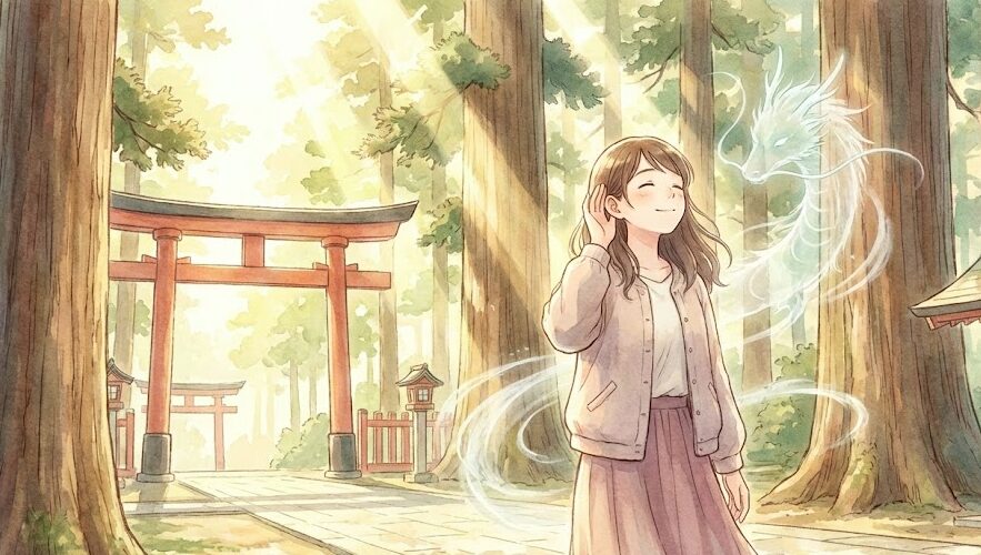 神社で笛の音のスピリチュアルな意味