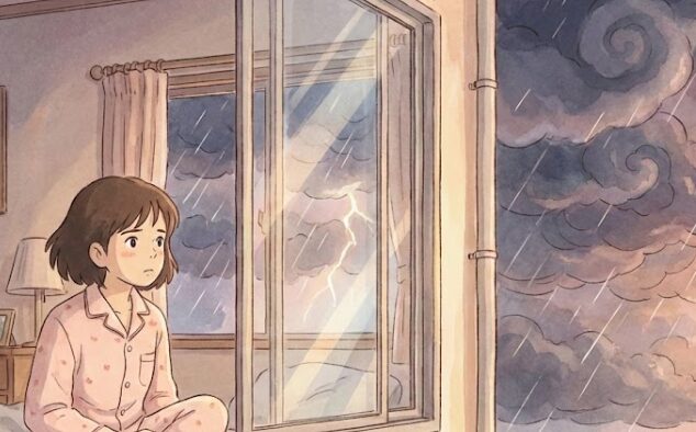 窓から嵐を見る夢を見る意味