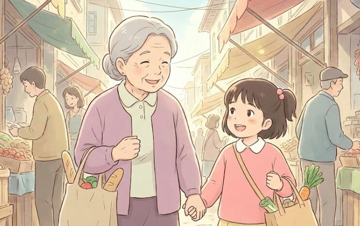 祖母と一緒に買い物をする夢を見る意味