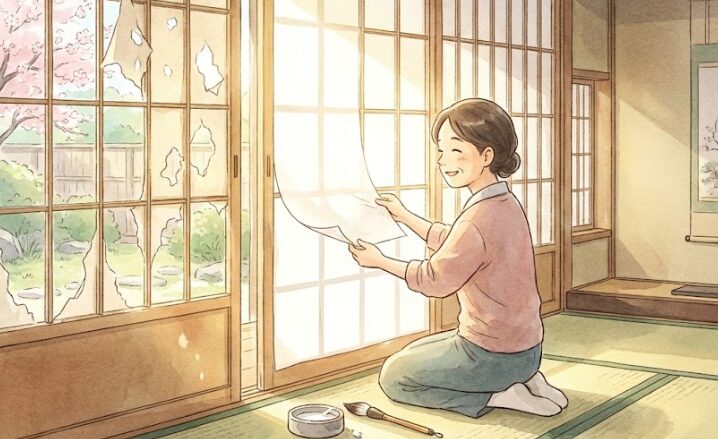 障子を張り替える夢を見る意味